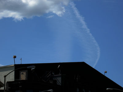 Cloud and Jetstream above Paris Photo L.A.