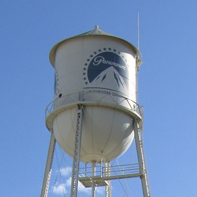 Paramount Studio's tower.